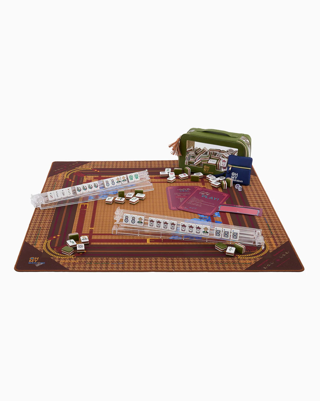 Oh My Mahjong - Mahjong Mat - Palomino with Tube - Findlay Rowe Designs