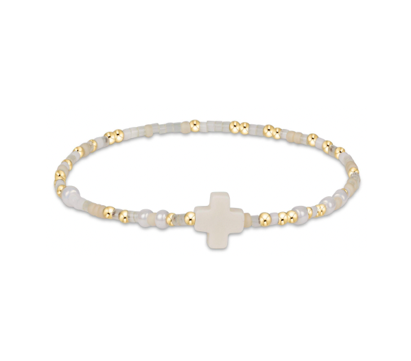 Enewton - Egirl - Hope Unwritten Signature Cross Bracelet - Call Me On My Shellphone - Findlay Rowe Designs