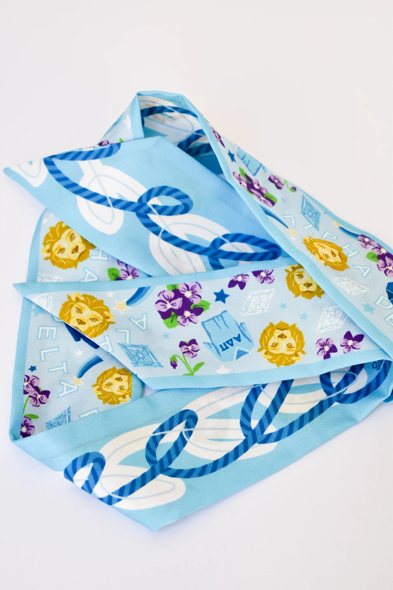 Saturday Silks - Skinny Scarf - Greek Life