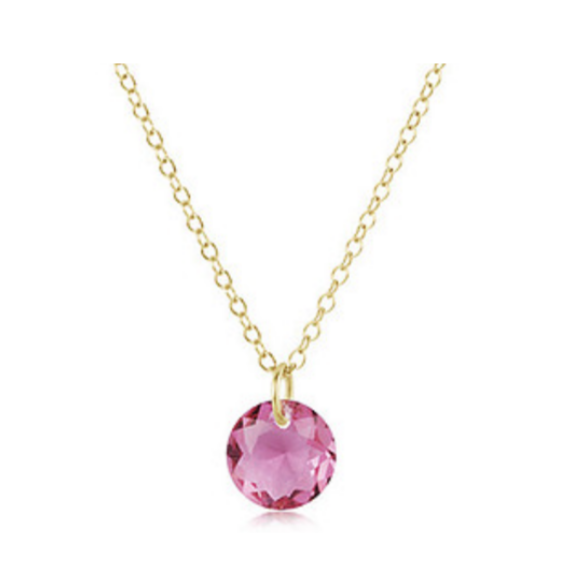 Enewton - 16in Necklace Gold - Reflection Small Charm - October - Findlay Rowe Designs