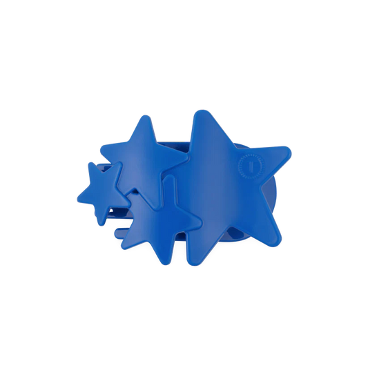 Teleties - Flat Hair Clip - Shooting Star - Blue - Medium - Findlay Rowe Designs