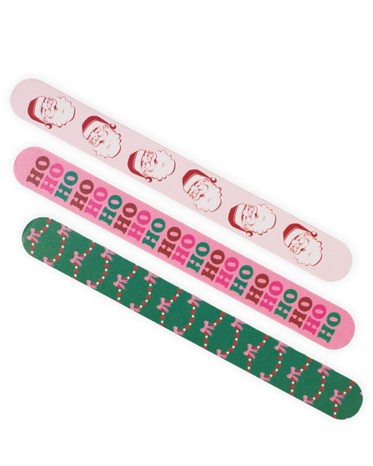 Nail Files - Candy Cane Cutie - Set of 3 - Findlay Rowe Designs