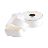 Caspari - Ribbon - White & Ivory Reversible Satin Wired - Findlay Rowe Designs