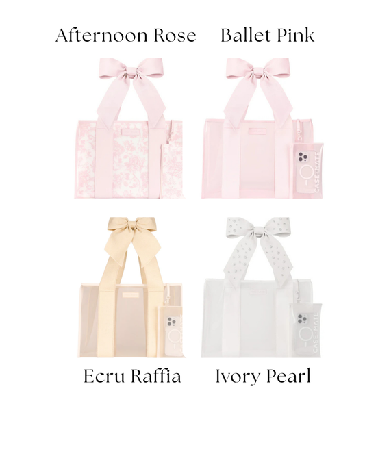 Case Mate - Jelly Tote - Bow - Findlay Rowe Designs