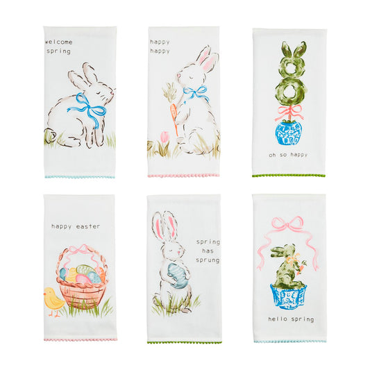 Mud Pie - Towel - Easter Pom Trim - Findlay Rowe Designs