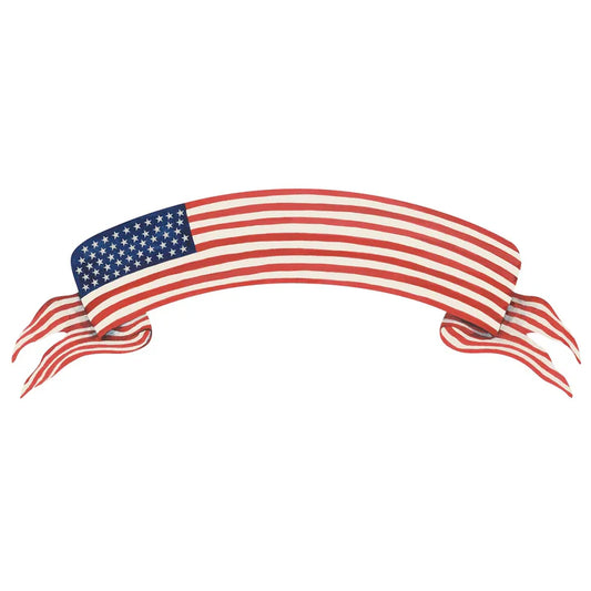 Hester & Cook - Table Accent - American Flag Banner - Findlay Rowe Designs