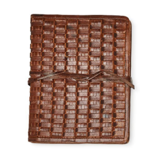 Leather Woven Journal - Findlay Rowe Designs