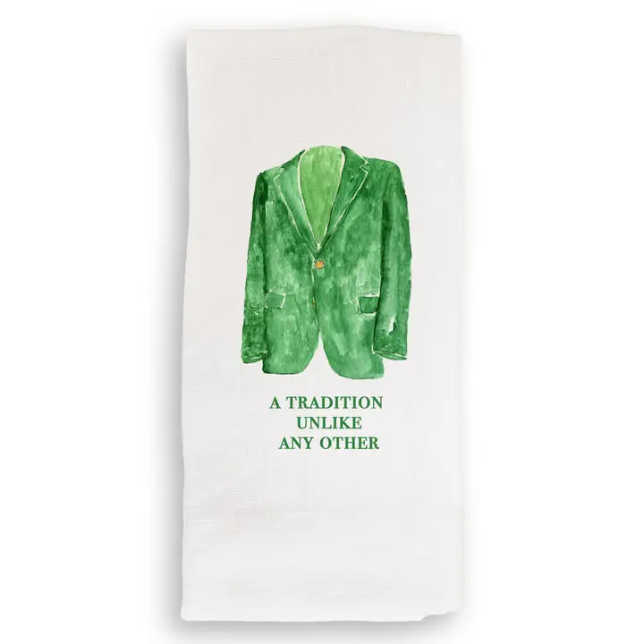 Towel - Green Jacket - a Tradition like No Other - Findlay Rowe Designs