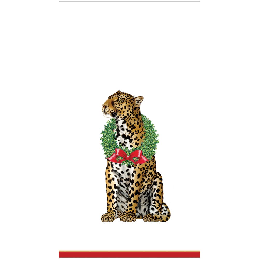 Caspari - Guest Towel - Wild Christmas - Findlay Rowe Designs