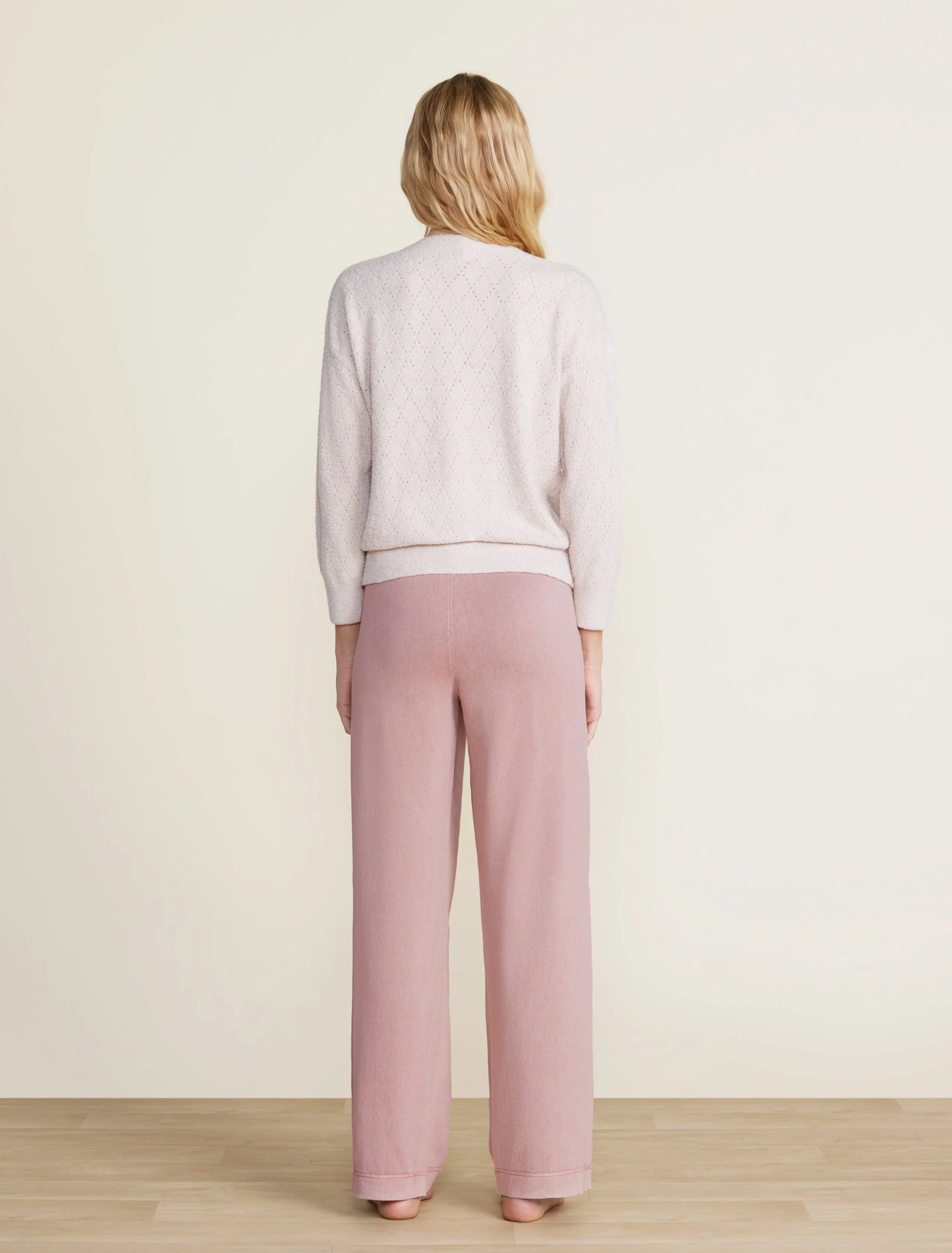 Barefoot Dreams - CozyChic Lite®  - Diamond Pointelle Cardigan - Chai - Findlay Rowe Designs