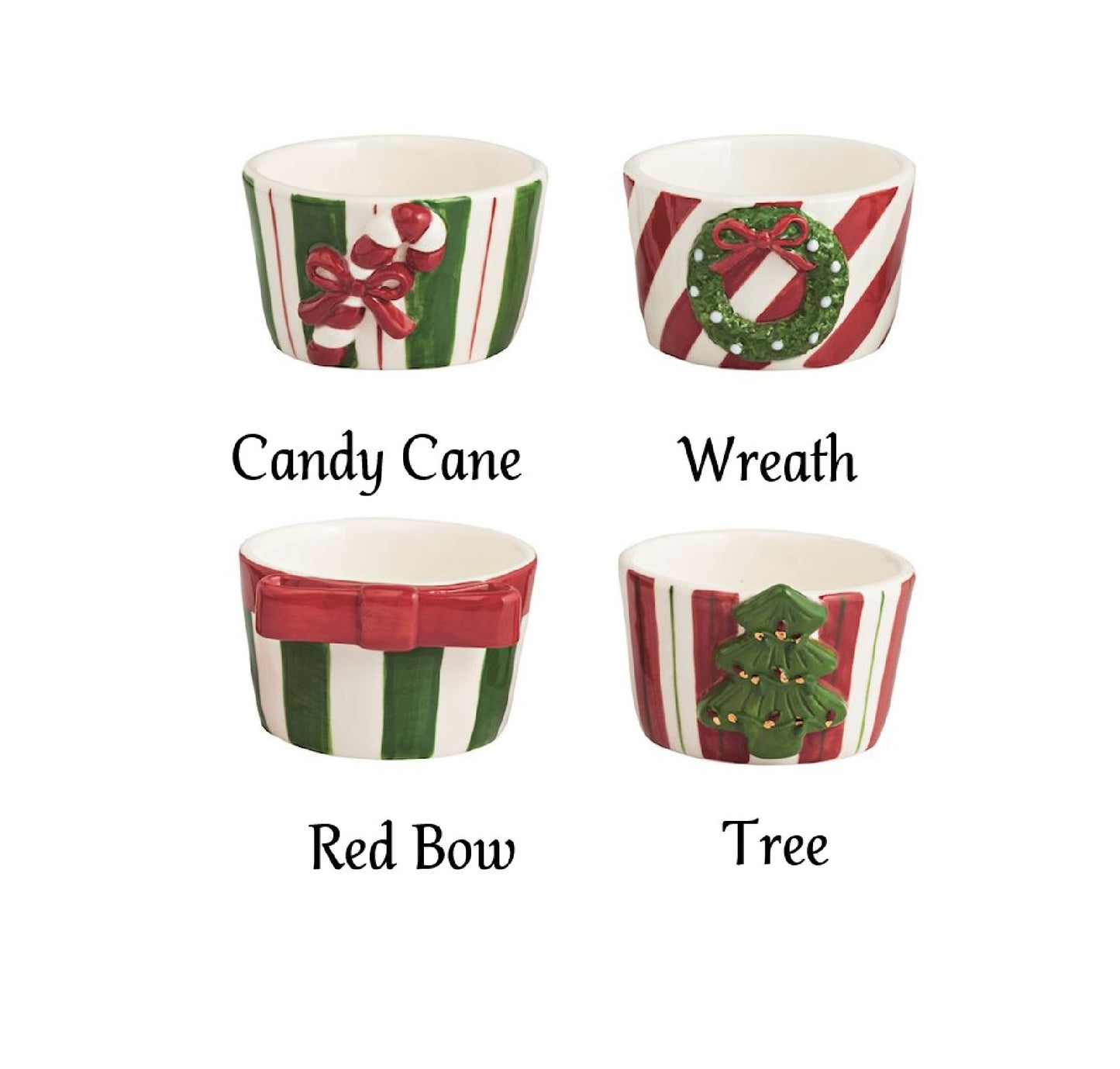 Mud Pie - Christmas Stoneware Tidbit Bowl