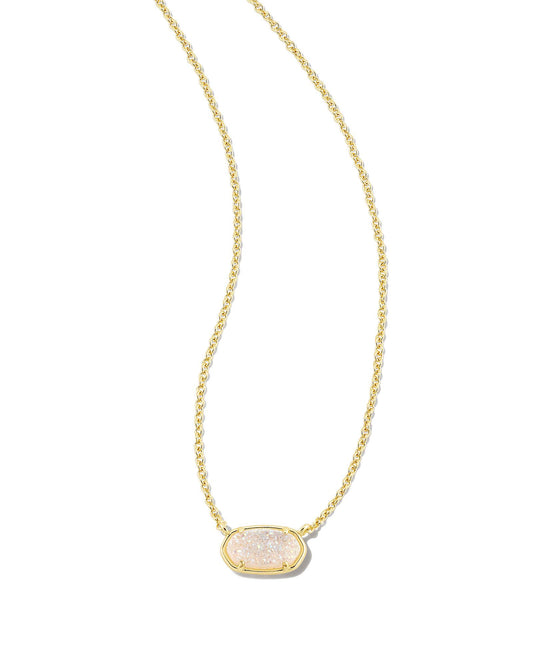 Kendra Scott - Grayson Stone Pendant Necklace - Iridescent Drusy - Findlay Rowe Designs