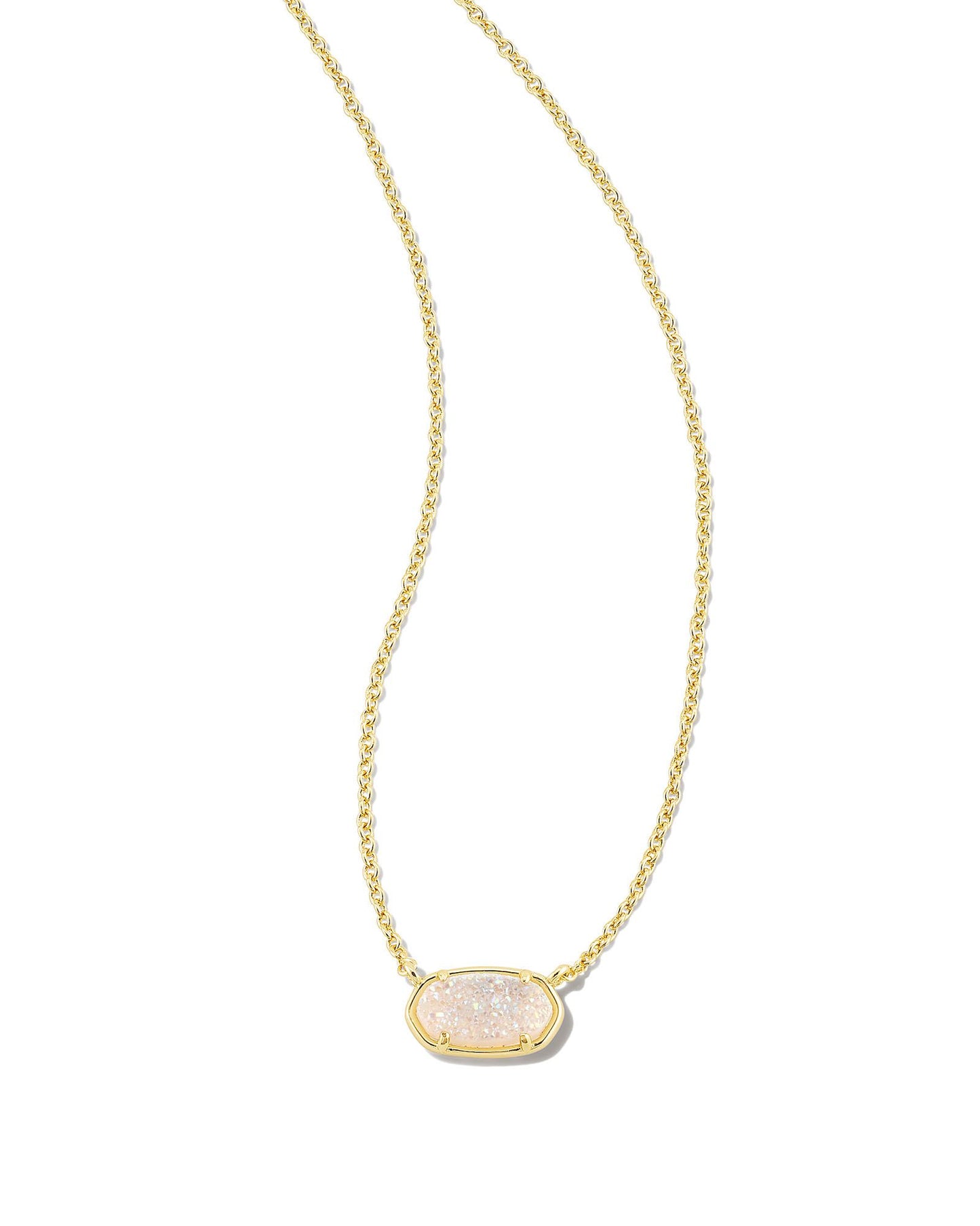Kendra Scott - Grayson Stone Pendant Necklace - Iridescent Drusy - Findlay Rowe Designs