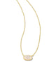 Kendra Scott - Grayson Stone Pendant Necklace - Iridescent Drusy - Findlay Rowe Designs