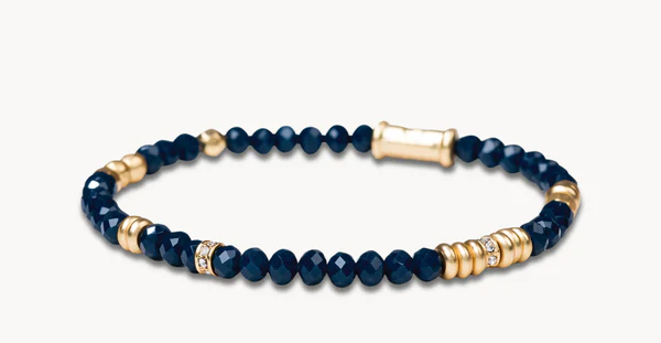 Spartina - Bracelet - 4mm Stretch Bracelet - Navy - Findlay Rowe Designs