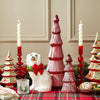 Taper Candleholders - Hand-Blown Glass - Red Green