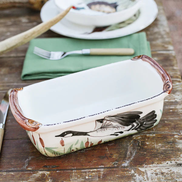 Vietri - Wildlife Loaf Pan - Goose - Findlay Rowe Designs