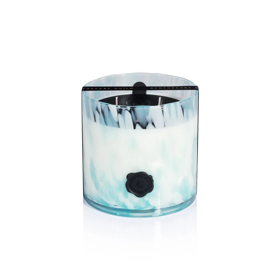 Apothecary Guild - Opal Glass Three-Wick Candle Jar - Sunset Beach - Findlay Rowe Designs