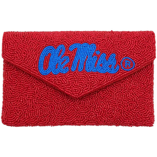 Mini Crossbody Bag - Ole Miss - Red - Findlay Rowe Designs