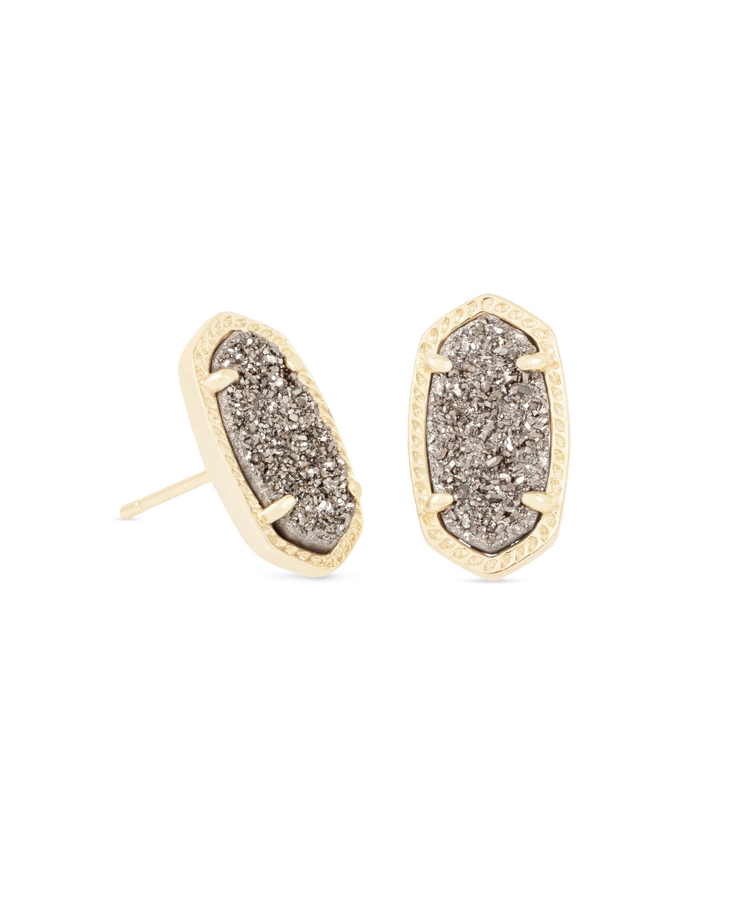 Kendra Scott - Ellie Stud Earrings Gold Platinum Drusy - Findlay Rowe Designs
