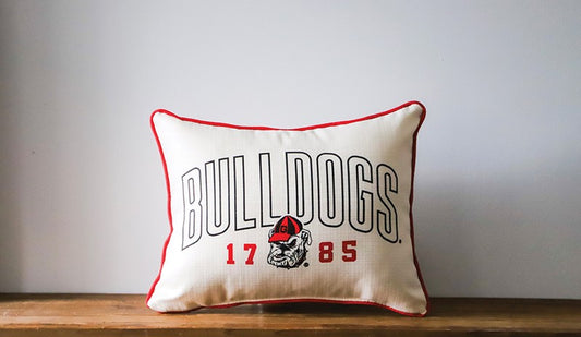 Little Birdie - Pillow - Collegiate Clean Arch - UGA - Findlay Rowe Designs