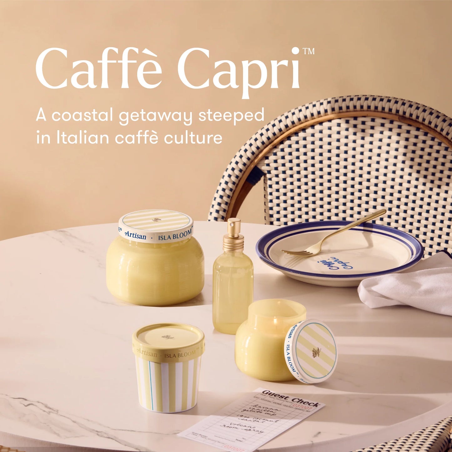 Capri Blue - Artisan Caffe Capri 8oz Petite Candle - Isla Bloom - Findlay Rowe Designs
