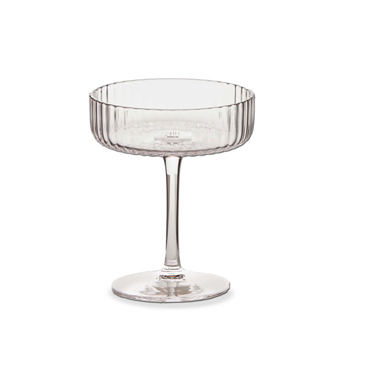 Coupe Glass - Gramercy Fluted - Findlay Rowe Designs