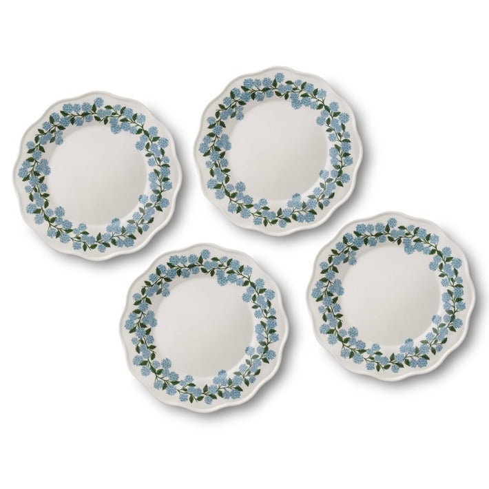 Rifle Paper Co - Dinner Plates - Hydrangea