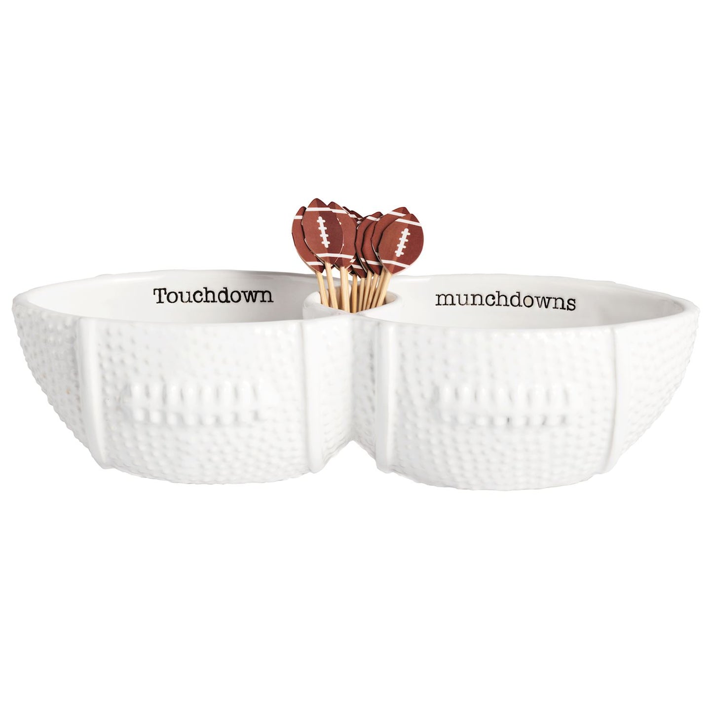 Mud Pie - Football Toothpick Server Set - Findlay Rowe Designs