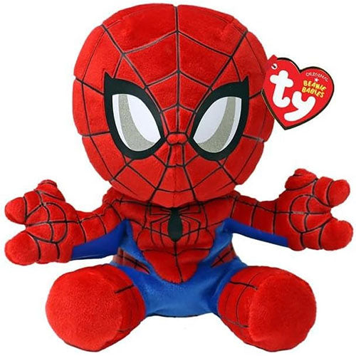 Ty- SPIDER-MAN  Beanie Baby 7.5 inch