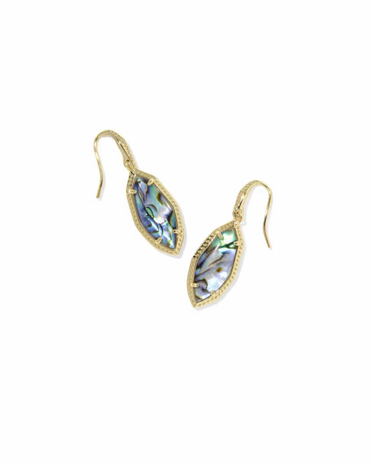 Kendra Scott - Earrings - Ophelia Gold Small Drop - Abalone Shell - Findlay Rowe Designs