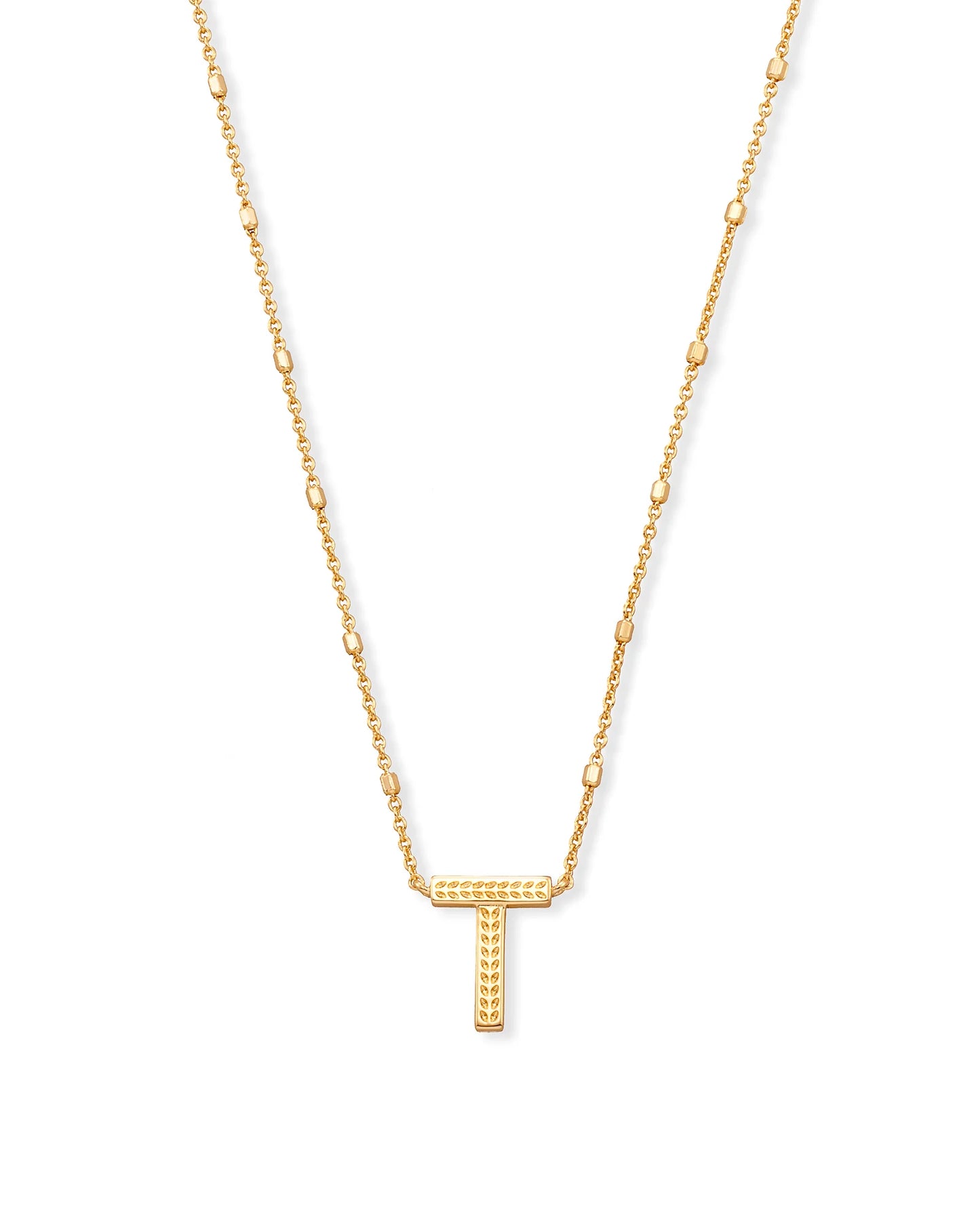 Kendra Scott - Necklace - Letter Pendant - Gold - Findlay Rowe Designs
