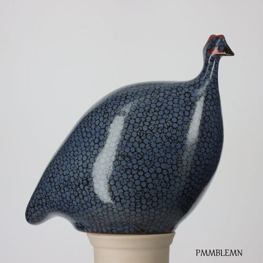 Guinea Fowl - Medium - Electric Blue Speckled Black, - Findlay Rowe Designs