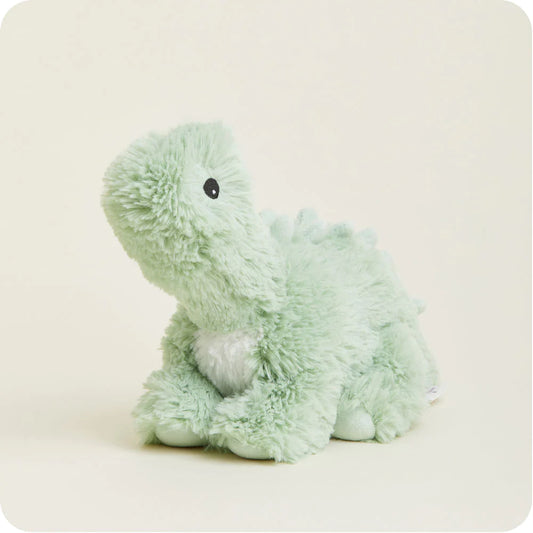 Warmies- Green Long Neck Dinosaur
