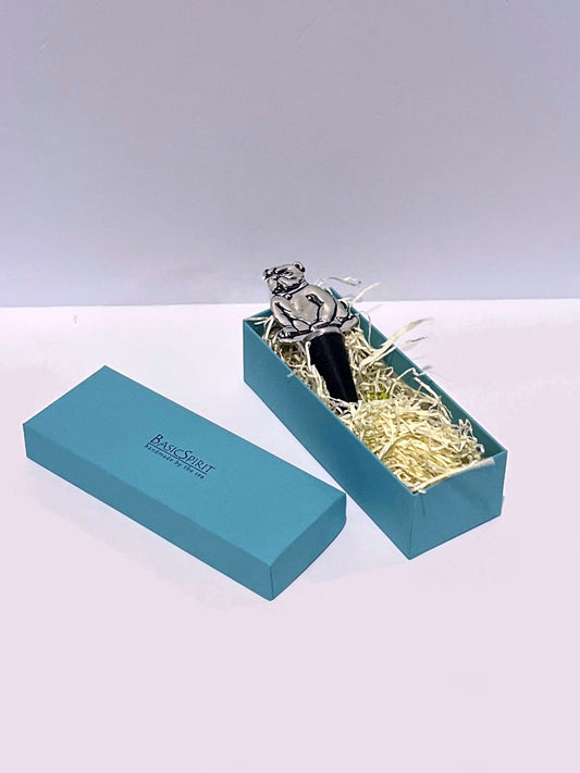 Wine Bottle Stopper - Bulldog - Findlay Rowe Designs