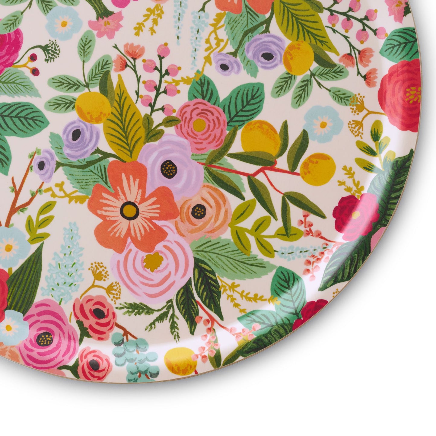 Rifle Paper Co - Garden Party Round Serving Tray - Findlay Rowe Designs