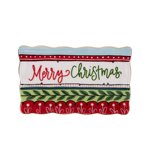 Glory Haus - Trinket Tray - Bright Merry Christmas - Findlay Rowe Designs