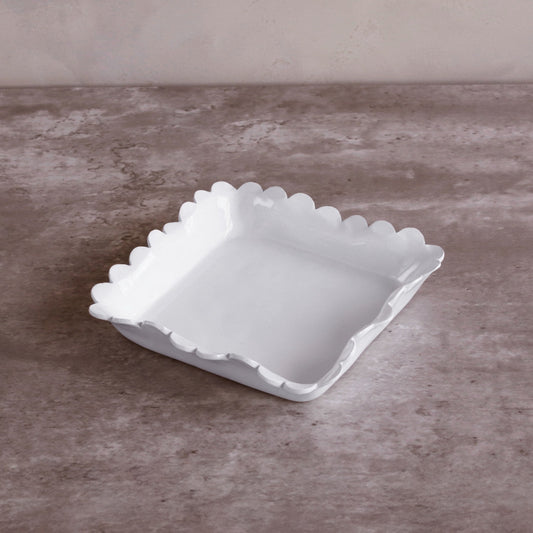 Beatriz Ball - VIDA Colette Dinner Napkin Holder - White - Findlay Rowe Designs