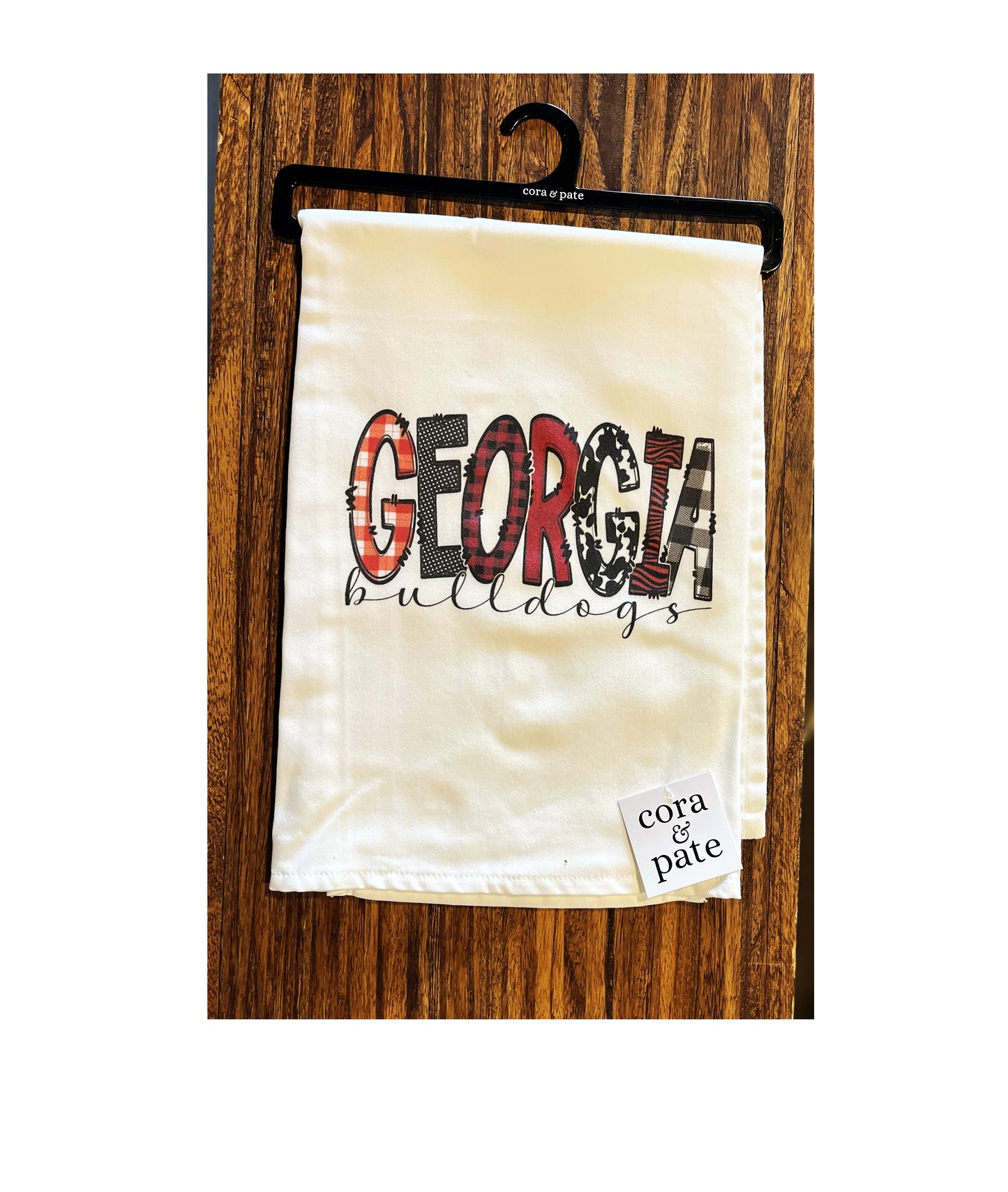 Cora and Pate - Towel - Multi Pattern Georgia Bulldogs - Findlay Rowe Designs