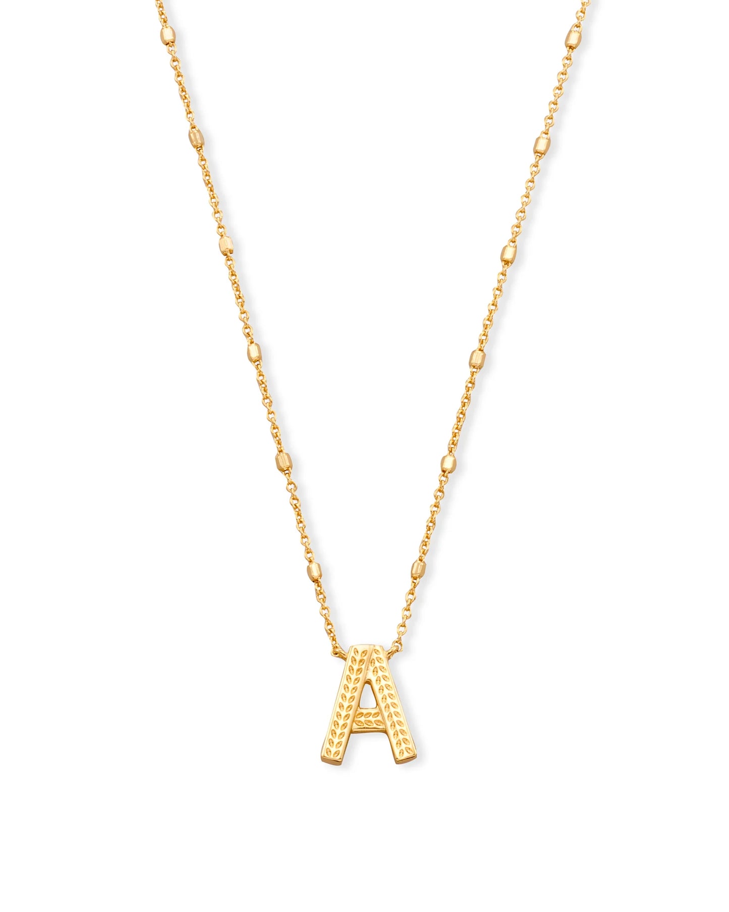 Kendra Scott - Necklace - Letter Pendant - Gold - Findlay Rowe Designs