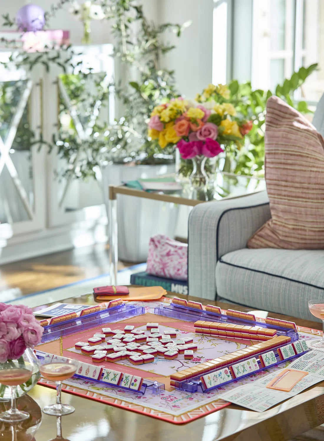 Oh My Mahjong - Mahjong Mat - Goldie - Findlay Rowe Designs