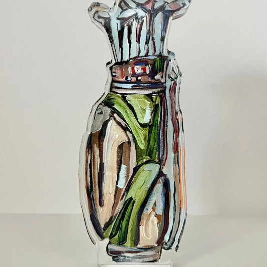 Chelsea McShane - Acrylic Shelfie - Golf Clubs - Mini - Findlay Rowe Designs