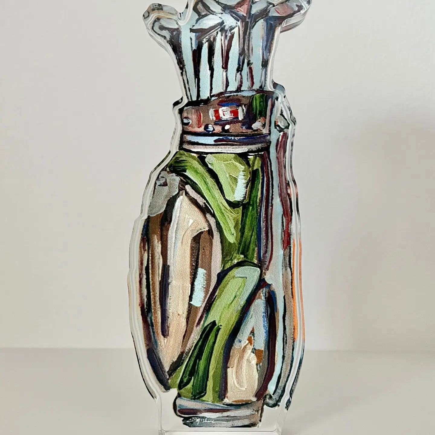 Chelsea McShane - Acrylic Shelfie - Golf Clubs - Mini - Findlay Rowe Designs