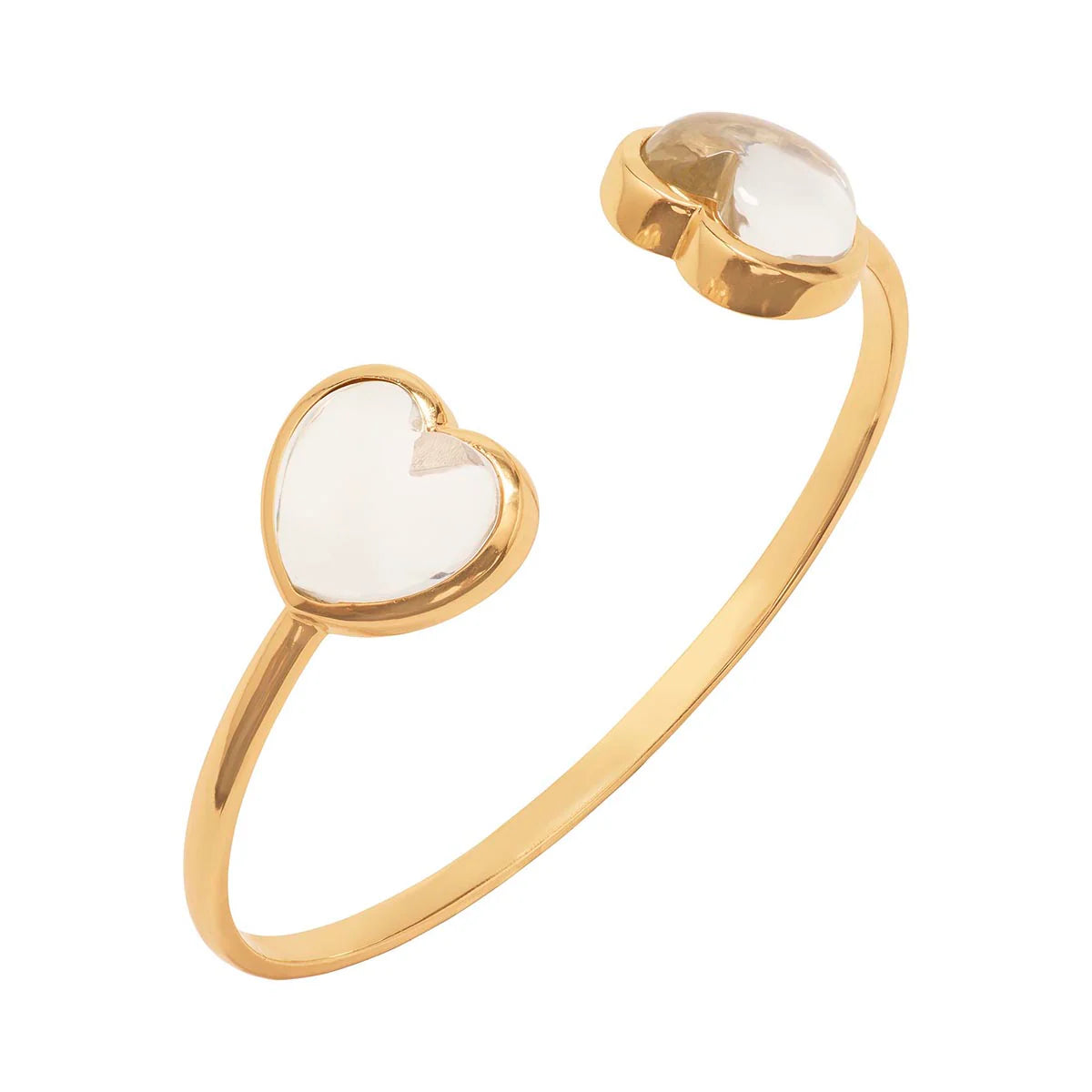 Bracelet - Love Bangle - Clear Quartz - Findlay Rowe Designs