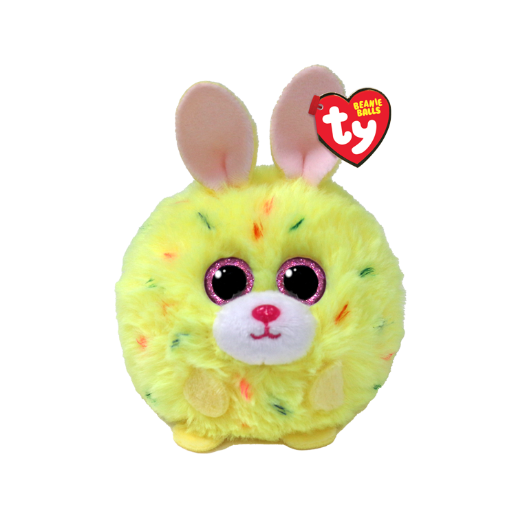 Ty- Lemon Yellow Bunny Beanie Ball