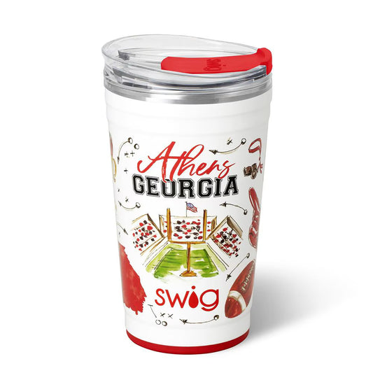 Swig - Party Cup 24oz - Tailgates in Athens - Findlay Rowe Designs