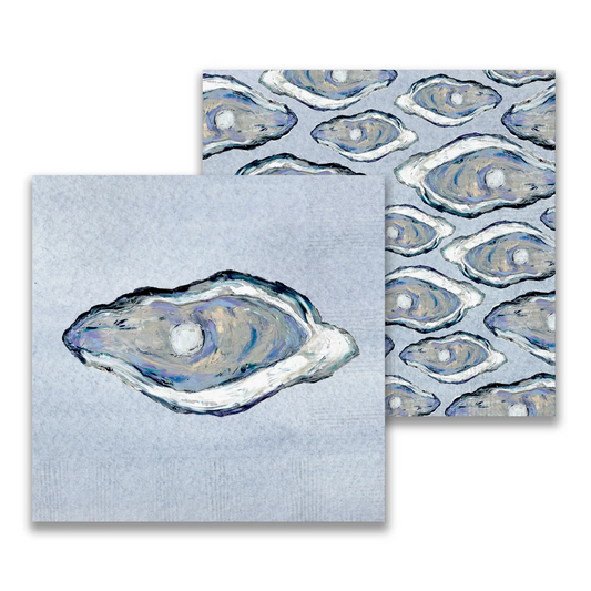 Cocktail Napkins - Blue Oyster - Findlay Rowe Designs