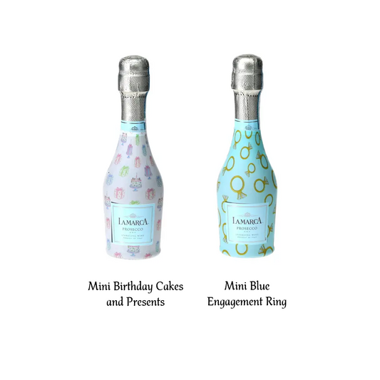 Beau Bottles - Mini Prosecco Wrap - 187ml - Set of 3 - Findlay Rowe Designs