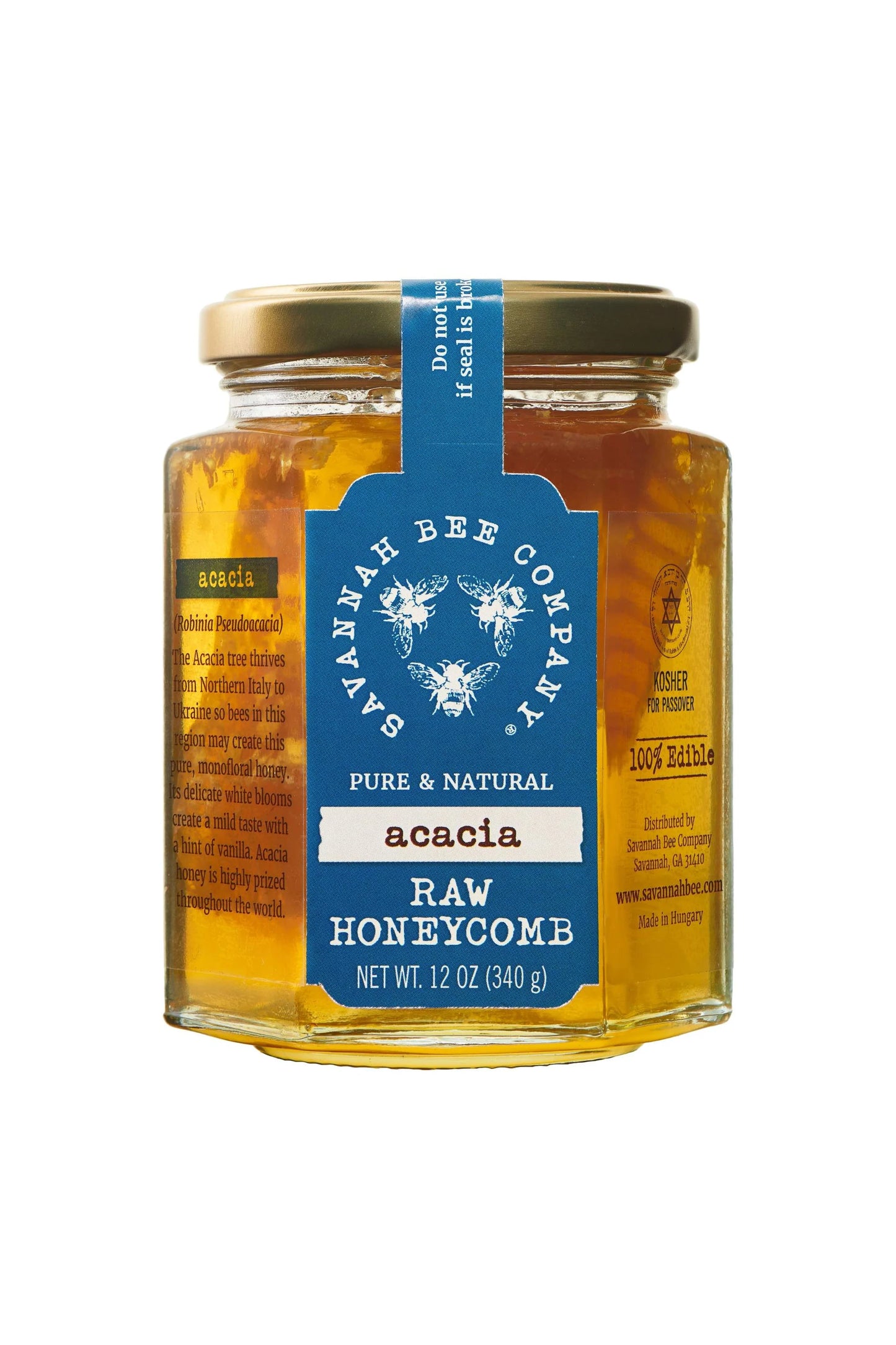 Savannah Bee - Acacia Honeycomb Jar - Findlay Rowe Designs