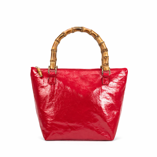 Bourbon and Bamboo - The Perfect Bag - Red Patent - Findlay Rowe Designs